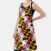 Vlag van Maryland Pattern Schort (Insitu)