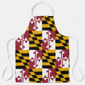 Vlag van Maryland Pattern Schort (Voorkant)
