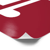 Vlag van Maryland Perfect Poster (Hoek)