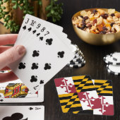 Vlag van Maryland Pokerkaarten (Insitu)