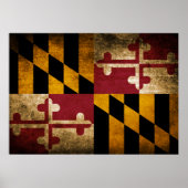  vlag van Maryland Poster (Voorkant)