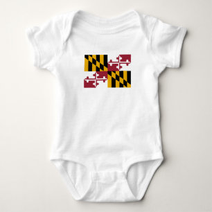 Vlag van Maryland Romper