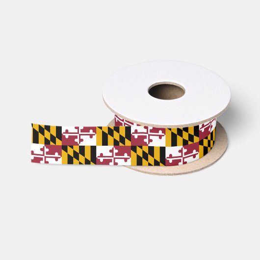 Vlag van Maryland Satijnen Lint (Spoel)