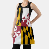 Vlag van Maryland Schort (Insitu)