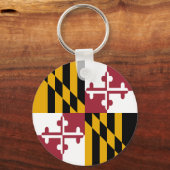 Vlag van Maryland Sleutelhanger (Achterkant)