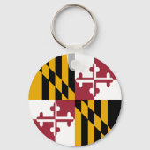 Vlag van Maryland Sleutelhanger (Achterkant)