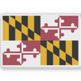 Vlag van Maryland Sticker