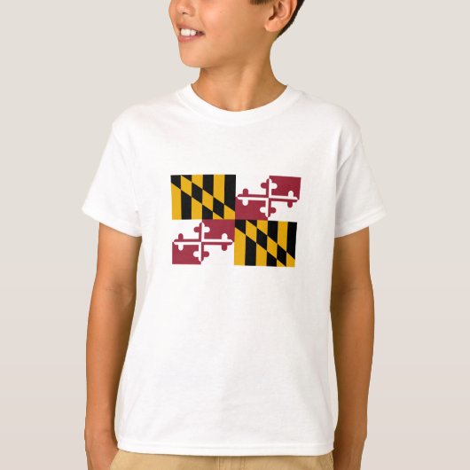 Vlag van Maryland T-shirt (Voorkant)