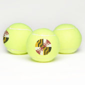 Vlag van Maryland Tennisballen (Multi)