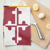 Vlag van Maryland Theedoek (Quarter Fold)