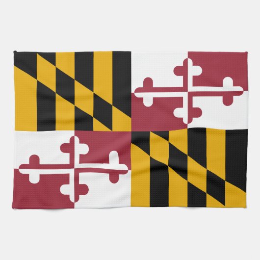 Vlag van Maryland Theedoek (Horizontaal)