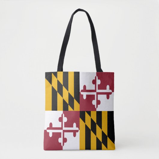 Vlag van Maryland Tote Bag (Voorkant)