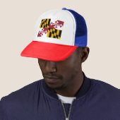 Vlag van Maryland Trucker Pet (In situ)