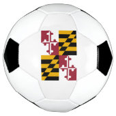 Vlag van Maryland Voetbal (Gedraaid)