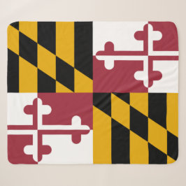 Vlag van Maryland (VS-staat) Sherpa Deken