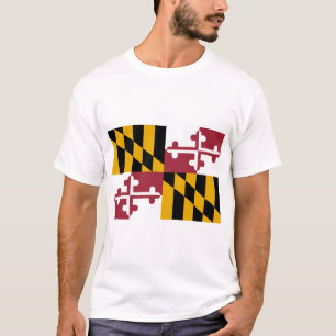 Vlag van Maryland (VS-staat) T-shirt