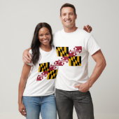 Vlag van Maryland (VS-staat) T-shirt (Unisex)