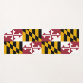 Vlag van Maryland (VS-staat) Yogamat (Voorkant (horizontaal))