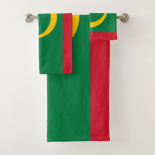 Vlag van Mauritanië Bad Handdoek (Insitu)