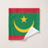 Vlag van Mauritanië Bad Handdoek (Wasdoekje)