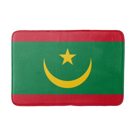 Vlag van Mauritanië Badmat (Voorkant)