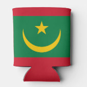 Vlag van Mauritanië Blikjeskoeler (Achterkant)