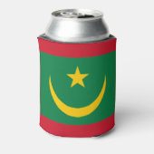 Vlag van Mauritanië Blikjeskoeler (Blikje Achterkant)