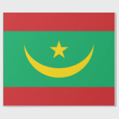 Vlag van Mauritanië Cadeaupapier (Vlak)