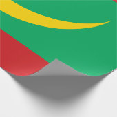 Vlag van Mauritanië Cadeaupapier (Hoek)