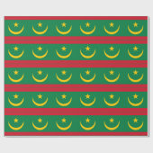 Vlag van Mauritanië Cadeaupapier (Vlak)