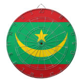 Vlag van Mauritanië Dartbord (Voorkant)