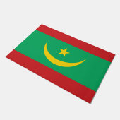 Vlag van Mauritanië Deurmat (Schuin)