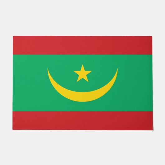 Vlag van Mauritanië Deurmat (Voorkant)