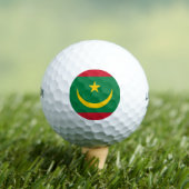 Vlag van Mauritanië Golfballen (Insitu Shirt)