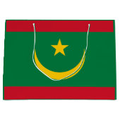 Vlag van Mauritanië Groot Cadeauzakje (Voorkant)