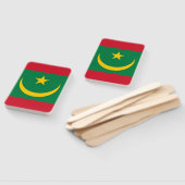 Vlag van Mauritanië Handwaaier (Niet-gemonteerd)