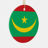 Vlag van Mauritanië Keramisch Ornament (Rechts)