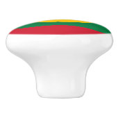 Vlag van Mauritanië Keramische Knop (Zijkant)