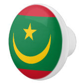 Vlag van Mauritanië Keramische Knop (Rechts)