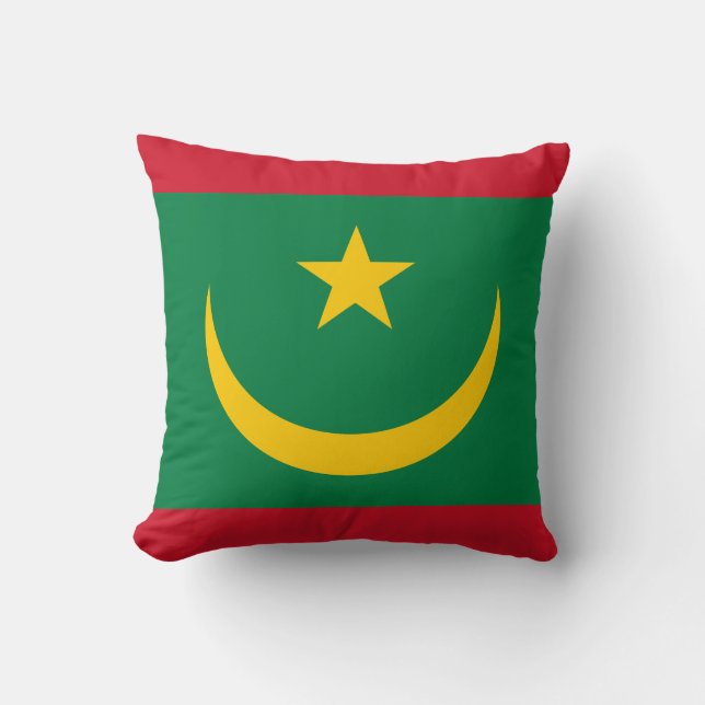 Vlag van Mauritanië Kussen (Voorkant)