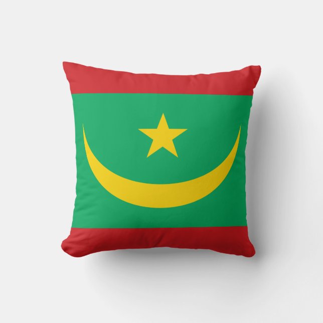 Vlag van Mauritanië Kussen (Voorkant)