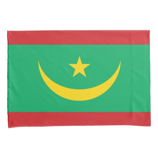 Vlag van Mauritanië Kussensloop (Voorkant-Rechts)
