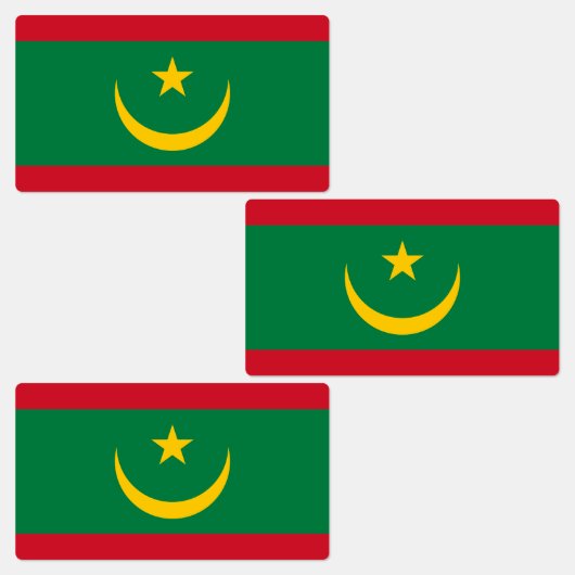 Vlag van Mauritanië Labels (Groep)