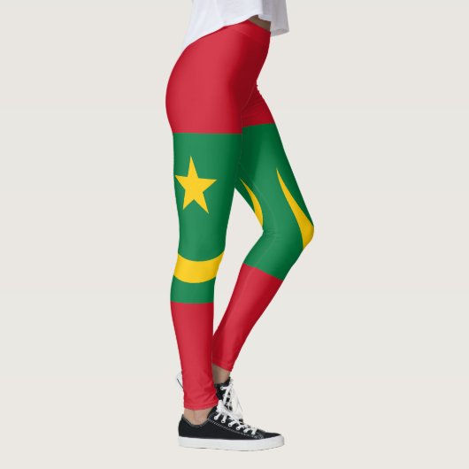 Vlag van Mauritanië Leggings (Rechts)