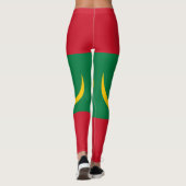 Vlag van Mauritanië Leggings (Achterkant)
