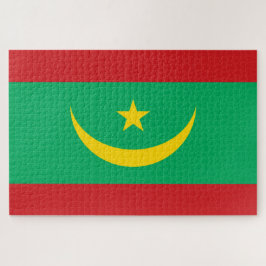 Vlag van Mauritanië Legpuzzel