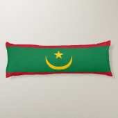 Vlag van Mauritanië Lichaamskussen (Achterkant)