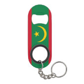 Vlag van Mauritanië Mini Flessenopener (Achterkant)