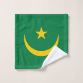 Vlag van Mauritanië oud Bad Handdoek (Wasdoekje)