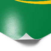 Vlag van Mauritanië oud Foto Afdruk (Hoek)